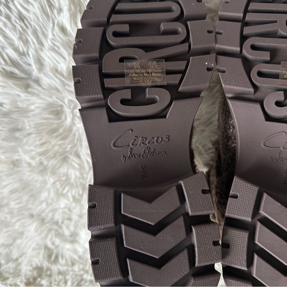 Circus NY By Sam Edelman Clare Faux Fur Lined Bootie Brown New In Box Size 8 - Picture 9 of 10